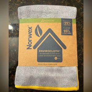 Norwex Envirocloth New - yellow trimmed-limited edition- brand new in package!